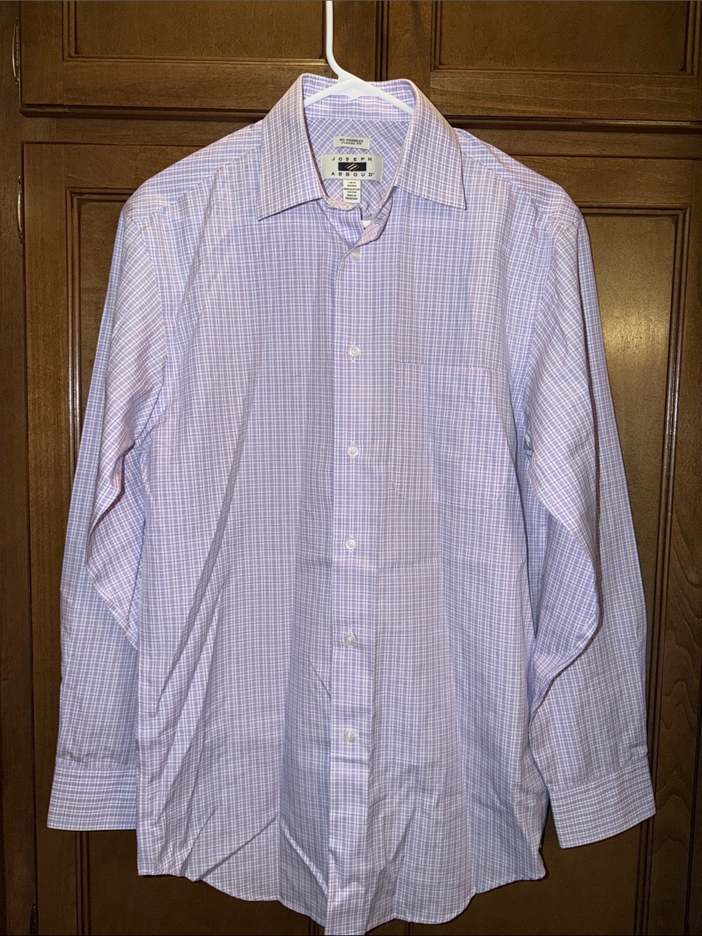 Joseph Abboud Mens 14.5 32/33 Dress Shirt Brown Egyptian Combed Cotton NWOT